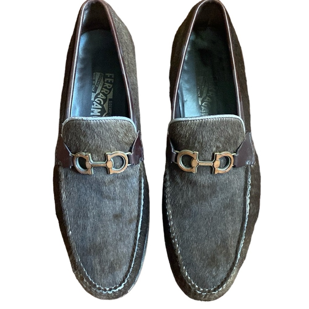 🐎Salvatore Ferragamo Horse Hair Loafers🐎
